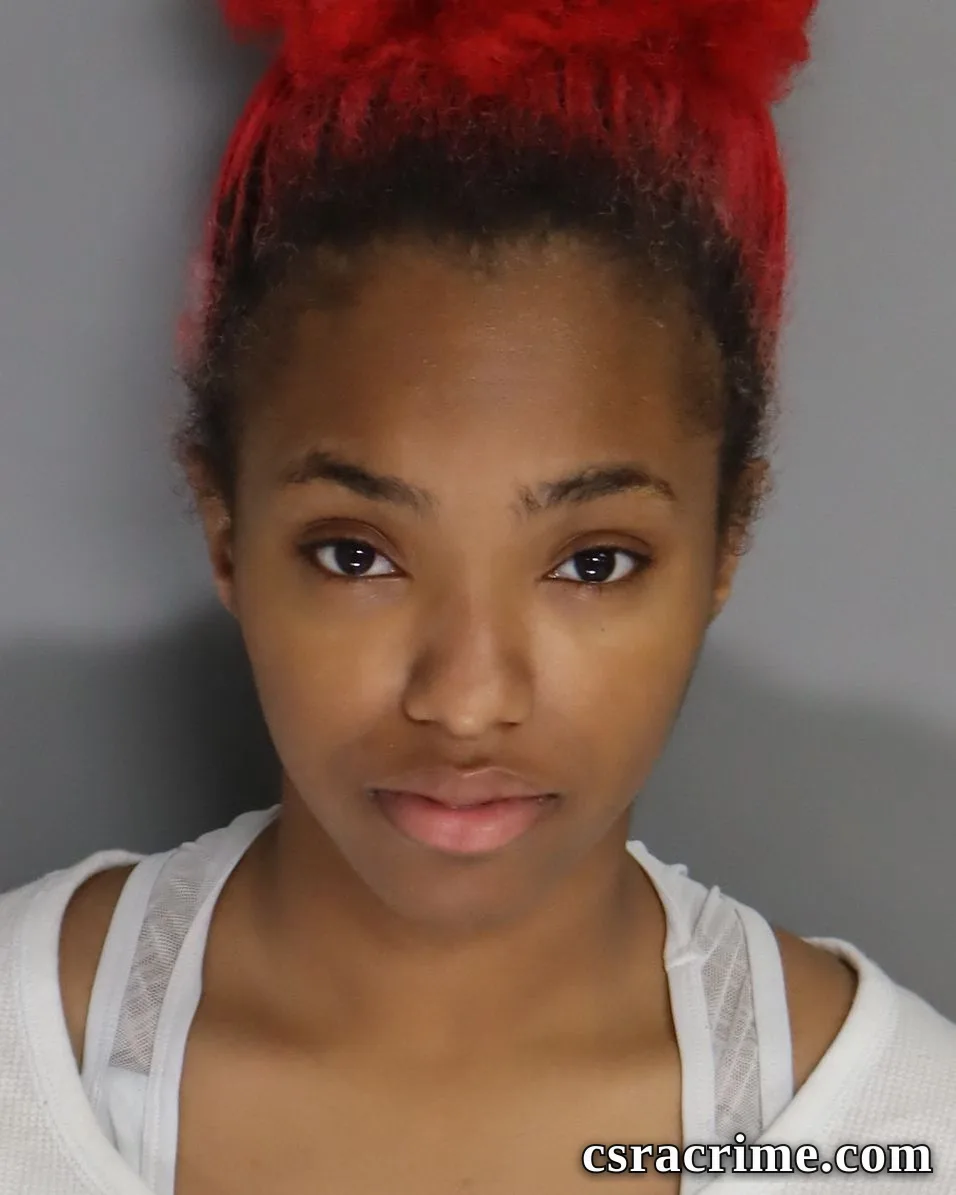 Ta'Mya Hickson booking photo