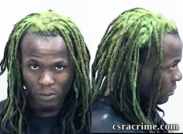 Terrell Green booking photo