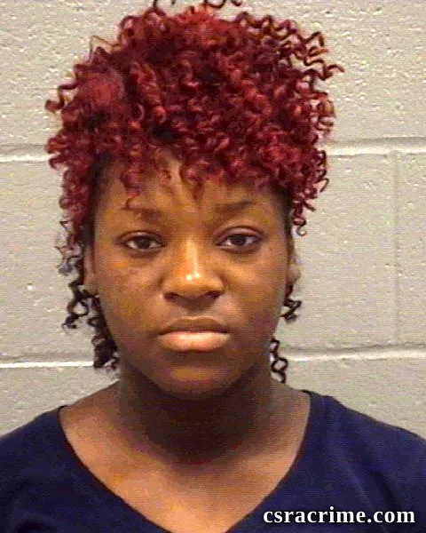 Tiffany Dunbar booking photo