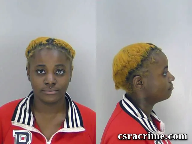 Toriana Young booking photo