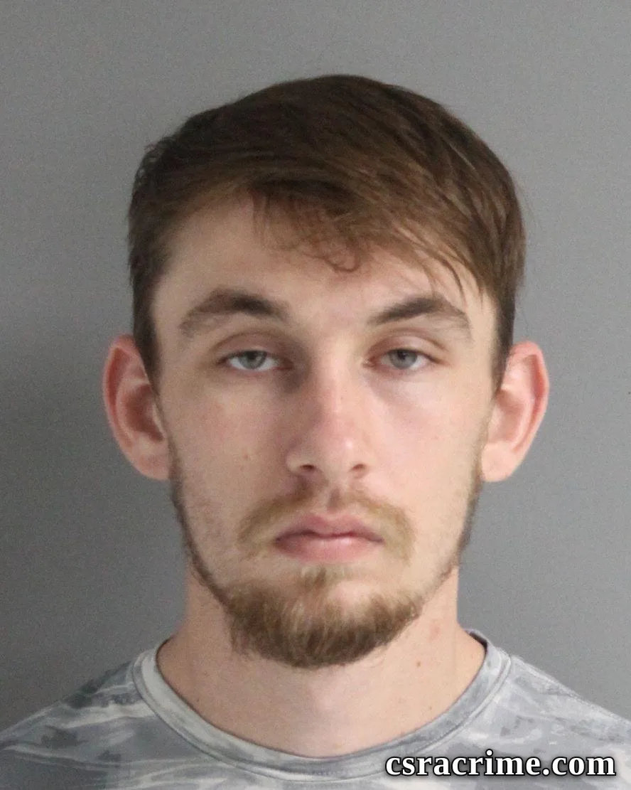 Tyler Borgert booking photo