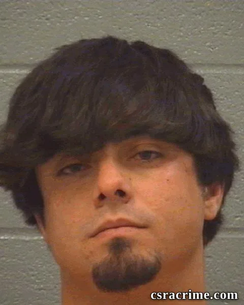 Tyler Davitte booking photo