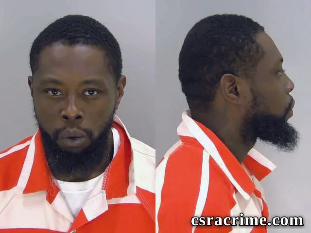 Xavier Burton booking photo