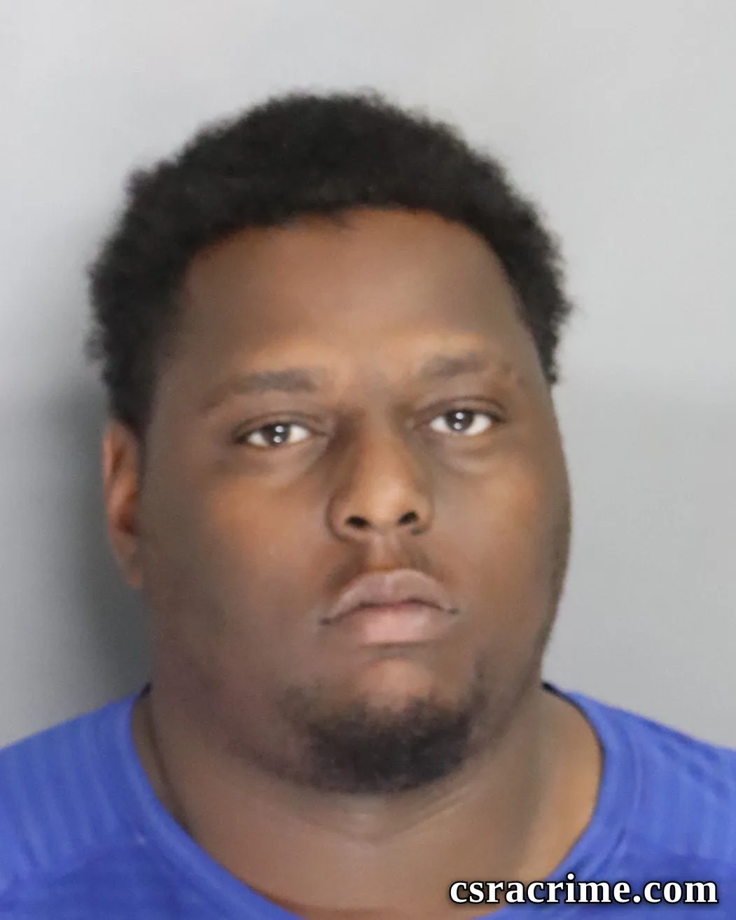 Xavier Morgan booking photo