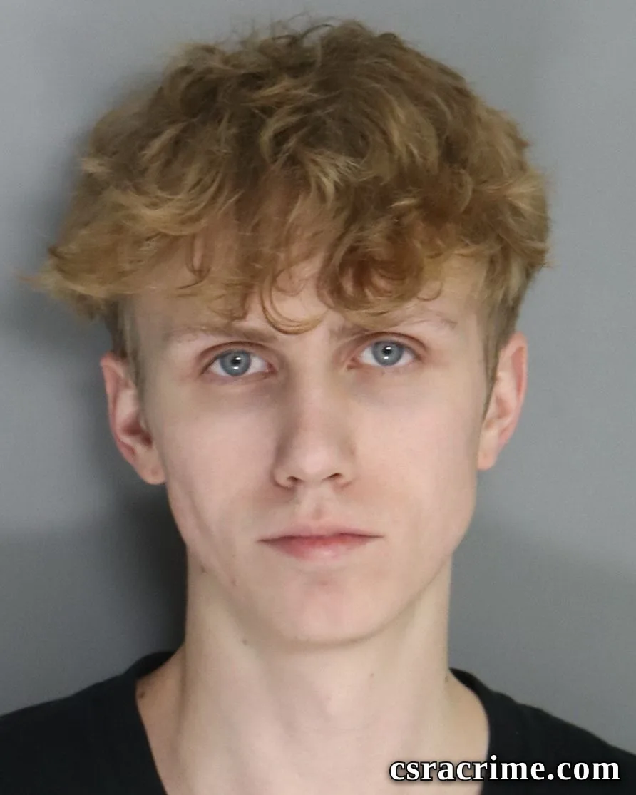 Zachary Hewitt booking photo