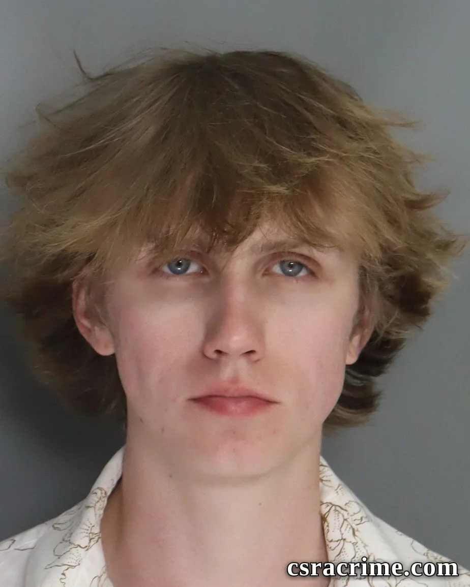 Zachary Hewitt booking photo
