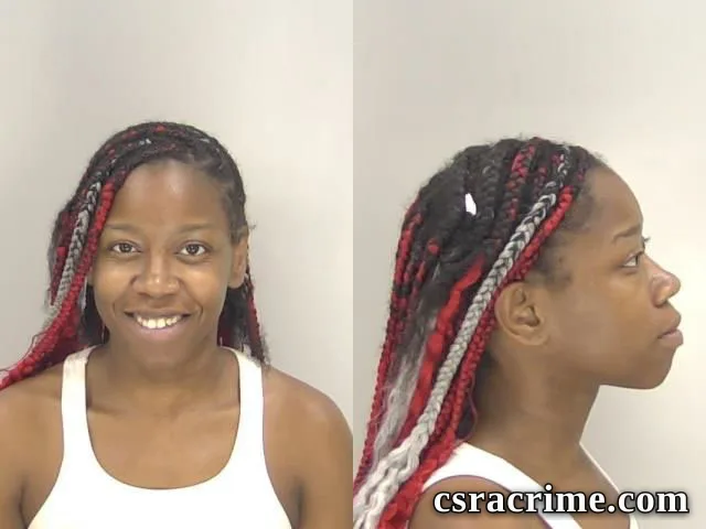 Zakiyyah Burke booking photo