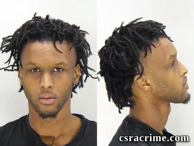 Zeon Burke booking photo