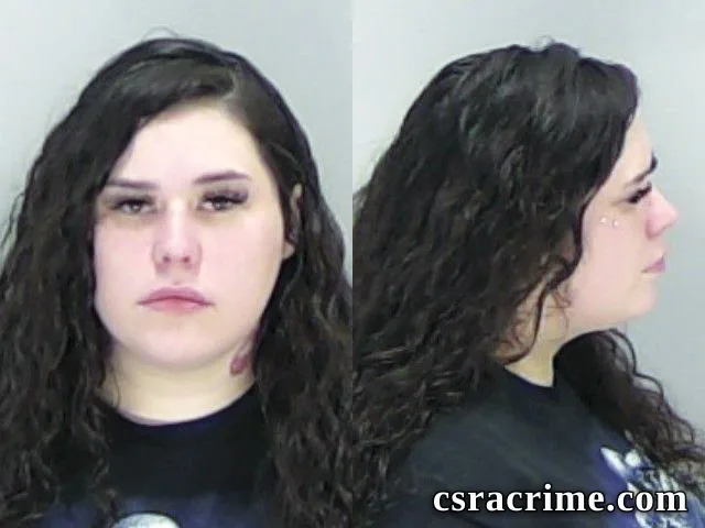 Zoe Redlund booking photo