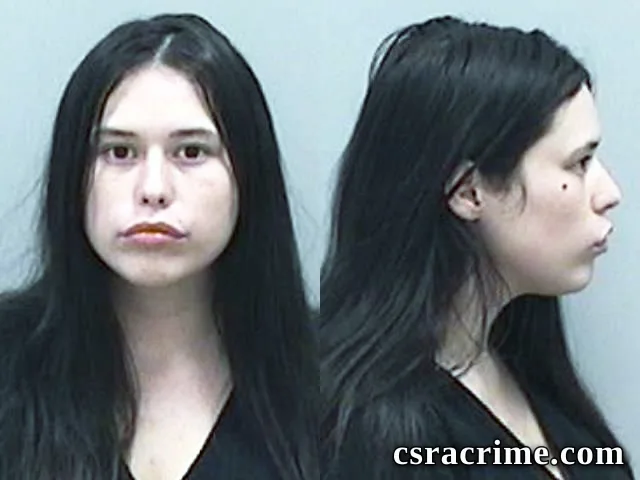 Zoe Redlund booking photo