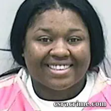 Zykeia Evans booking photo
