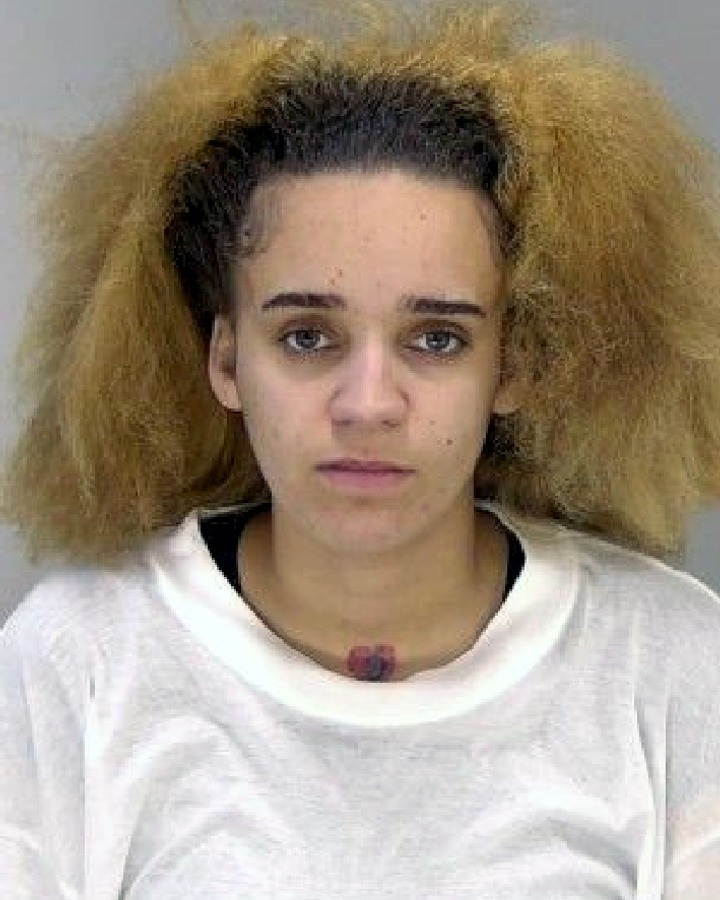 Booking photo of Destiny Shelhamer