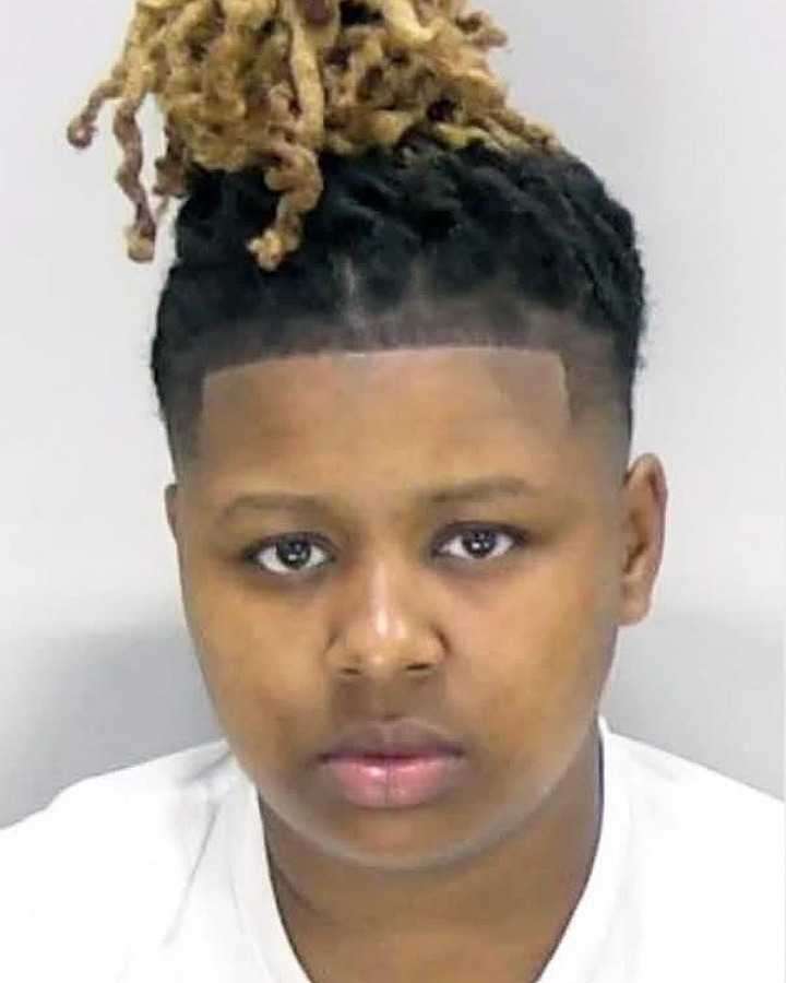 Booking photo of Aiyana Lane